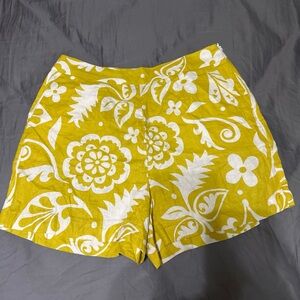 Boden Mustard Floral Women's Shorts